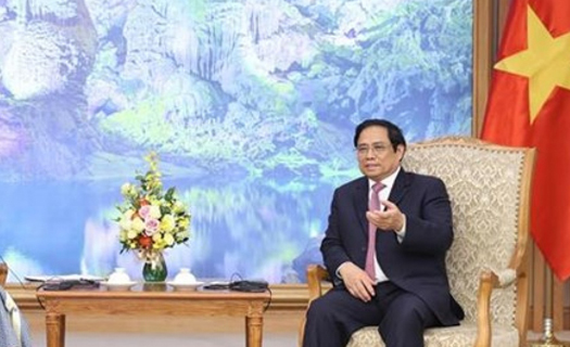 Thủ tướng Phạm Minh Chính tiếp đoàn Quỹ Tiền tệ quốc tế